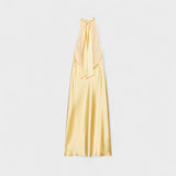 Gala – Vestido Halter Satinado