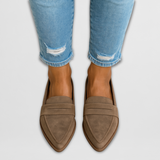 Mocasines de cuero elegantes Magdaléna con puntera refinada