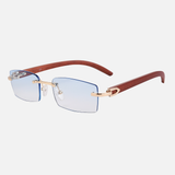 Gafas de sol rectangulares de lujo Eva más modernas
