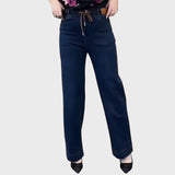 Tyla | Pantalones casuales elásticos de algodón con cintura elástica