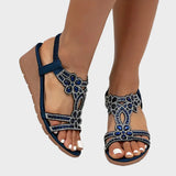 Petra - Elegantes sandalias ortopédicas de cuña para mujer