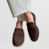 Mocasines de Ante Elegantes Anna Cómodos para el Día a Día