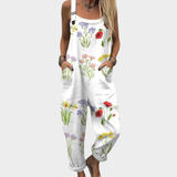 Radka - Cómodo peto estampado