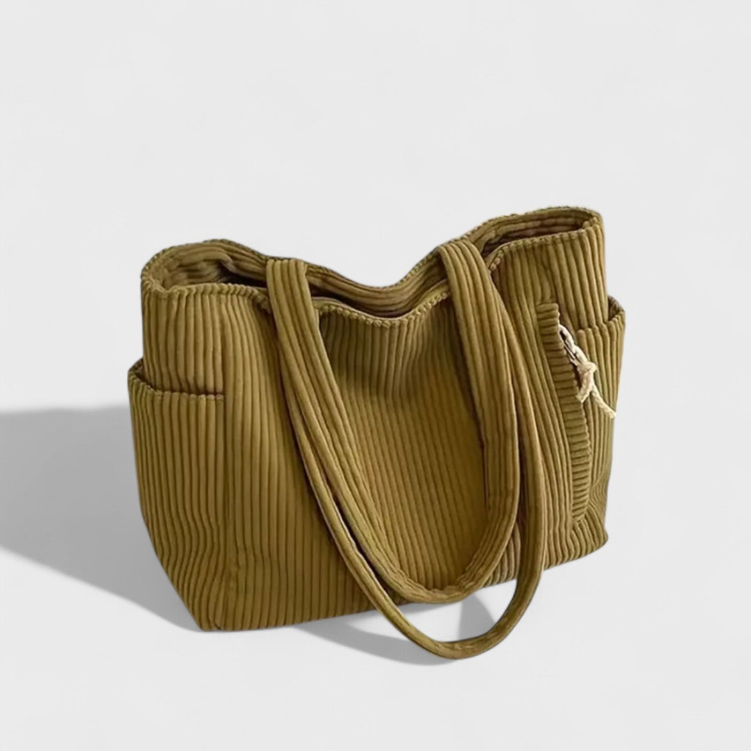 Tilda - Bolso Estriado con Detalles de Cordón
