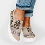 Magdalena Zapatillas Urbanas Animal Print Elegantes