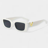 Gafas de sol cuadradas elegantes de metal Magdalena