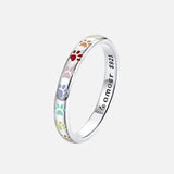 Ilduara™ | Anillo de plata con huella