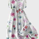 Vestido con Flores de Primavera