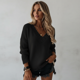 Adéla | Elegante jersey con escote en V