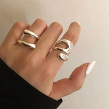Anillo ajustable elegante