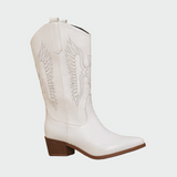 Botas de vaquero de cuero occidentales