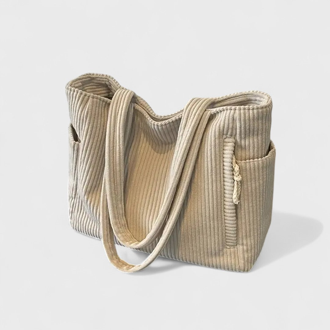 Tilda - Bolso Estriado con Detalles de Cordón