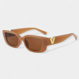 Gafas de sol cuadradas elegantes de metal Magdalena