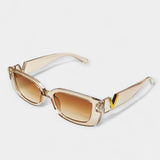 Gafas de sol cuadradas elegantes de metal Magdalena