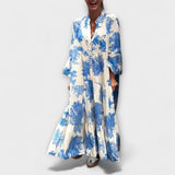 Nerina - Elegante vestido maxi floral
