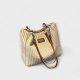 Cécile. - Bolso de hombro suave de pana