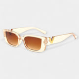 Gafas de sol cuadradas elegantes de metal Magdalena