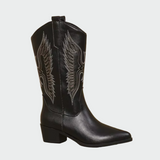 Botas de vaquero de cuero occidentales
