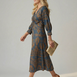 Tereza - Vestido Cruzado Maxi