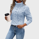 Grace | Jersey de cuello alto elegante