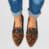Mocasines de cuero elegantes Magdaléna con puntera refinada