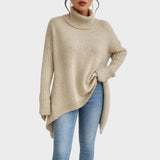 Brigit™ | Jersey de cuello alto casual
