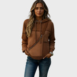 Mila | Sudadera de punto con diseño en contraste