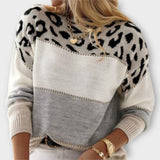 Petra – Suéter informal con diseño de leopardo