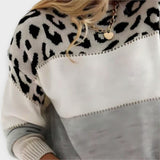 Petra – Suéter informal con diseño de leopardo