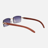 Gafas de sol rectangulares de lujo Eva más modernas