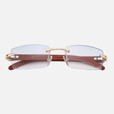 Gafas de sol rectangulares de lujo Eva más modernas