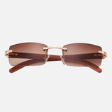 Gafas de sol rectangulares de lujo Eva más modernas
