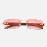 Gafas de sol rectangulares de lujo Eva más modernas