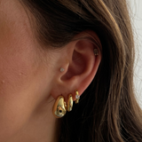Kristýna Sofisticados Aretes de Noche Brillantes Ligeros