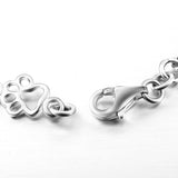 Aurembiaix™ | Pulsera de Dijes Huella y Hueso en Plata