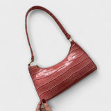 Cécile. - Bolso de cuero brillante
