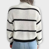 Chavala - Jersey de cuello alto a rayas