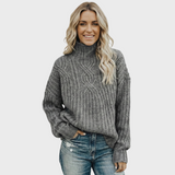 Aroa – Jersey de punto con cuello alto