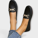 Sára Mocasines Slip-on Clásicos de Cuero Sofisticados