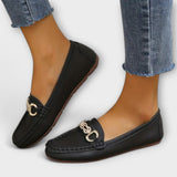 Zapatillas urbanas sin cordones de piel Eva EleganteCómodas