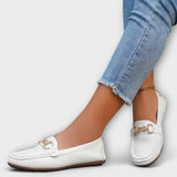 Sára Mocasines Slip-on Clásicos de Cuero Sofisticados