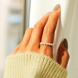 Anillo floral de lujo