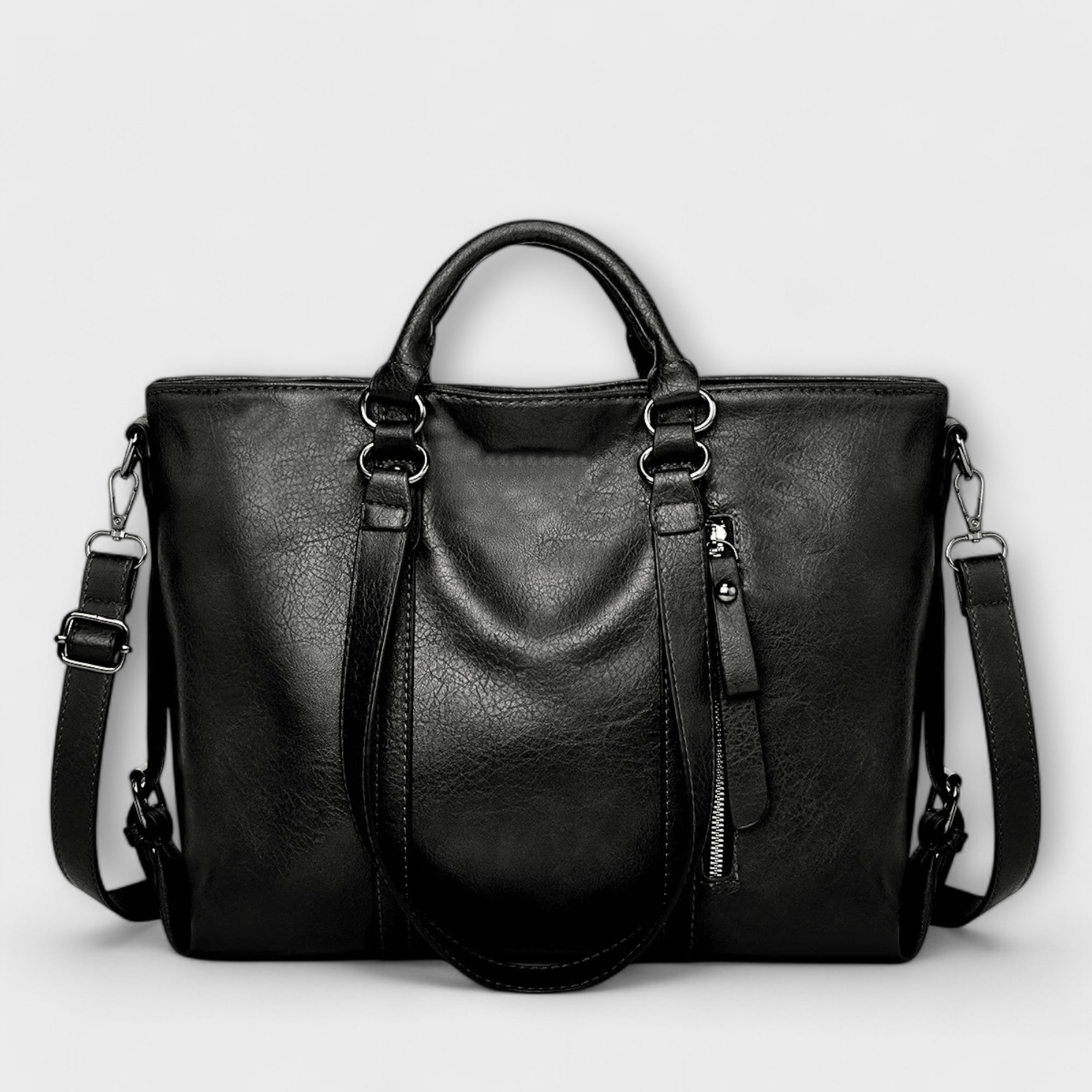 Cécile. - Bolso grande de piel
