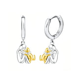Lily™ | Pendientes Gato Iconic (Cierre Redondo)