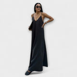 Maxivestido con forro