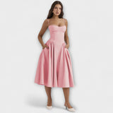Rosalie - Elegante vestido corsé sin mangas