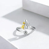 Rose™ | Anillo con icono de perro