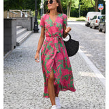 Petra - Vestido elegante con escote en V y corte moldeador