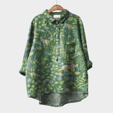 Mariska | Blusa premium con motivos florales