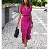 Amelie – Vestido Midi Floral Ajustable y Confortable
